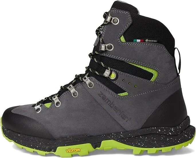 Zamberlan Thunder Pro GTX Men's Climbing Shoes Dark Grey/Lime : EU 45 (US Men's 10.5) D - Medium, Leather - Image 6