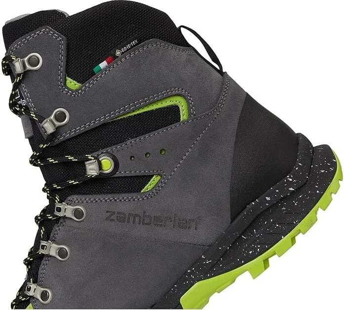 Zamberlan Thunder Pro GTX Men's Climbing Shoes Dark Grey/Lime : EU 45 (US Men's 10.5) D - Medium, Leather - Image 7