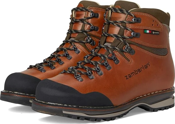 Zamberlan Tofane GTX RR NW Men's Climbing Shoes Waxed Brick : EU 42 (US Men's 8) D - Medium, Leather/Rubber