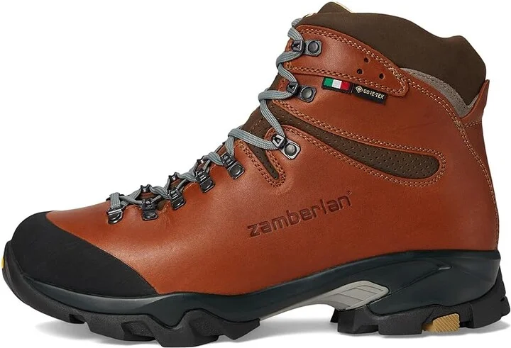 Zamberlan Vioz Lux GTX RR Men's Boots Brick : EU 48 (US Men's 13) D - Medium, Leather - Image 6