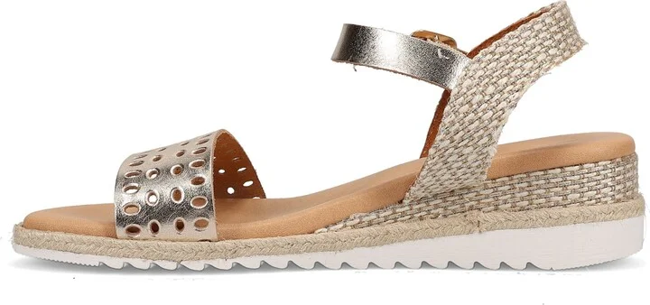 Zammy Perforated Wedge Sandal - Image 5