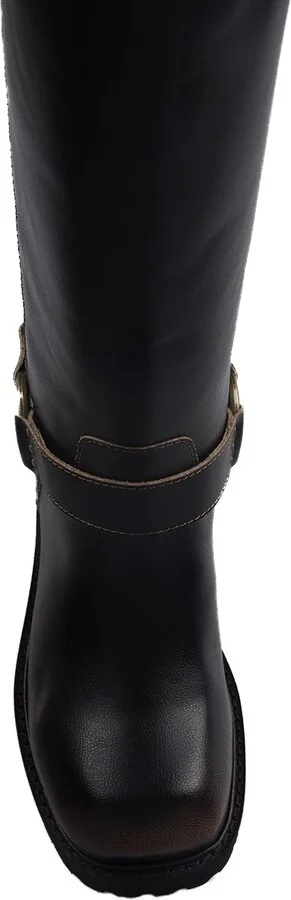 Zamora Knee High Moto Boot - Image 5