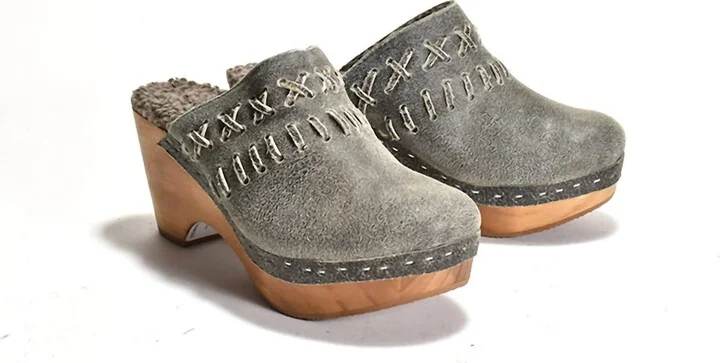 Zander Clog In Vintage Grey