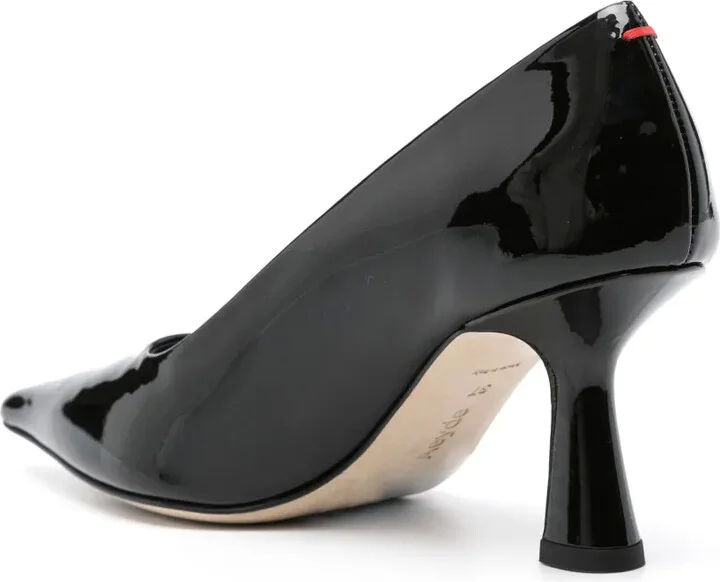 Zandra 75mm leather pumps - Image 3