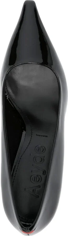 Zandra 75mm leather pumps - Image 4