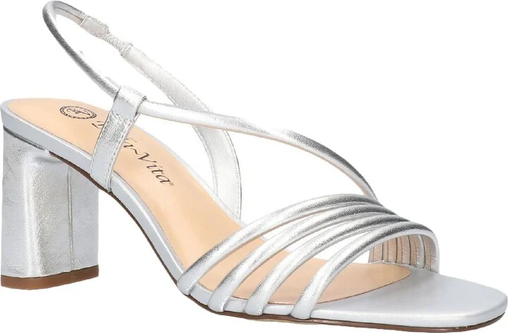 Zariah Womens Leather Slingback Dress Sandals