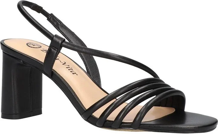 Zariah Womens Leather Slip On Dress Sandals