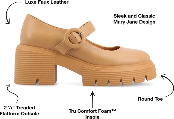 Zarynn Mary Jane Platform Pump - Image 9