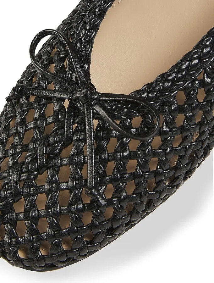 Zatoria Open Knit Ballet Flats - Image 6