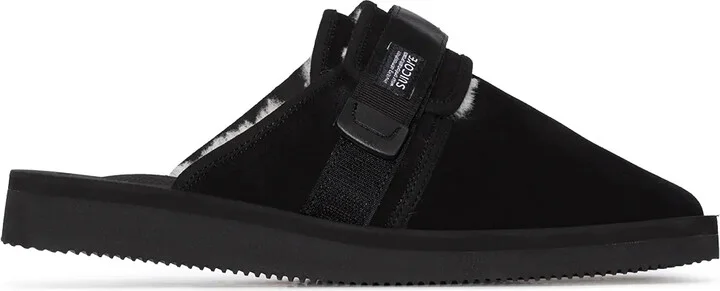 Zavo shearling-trim slippers