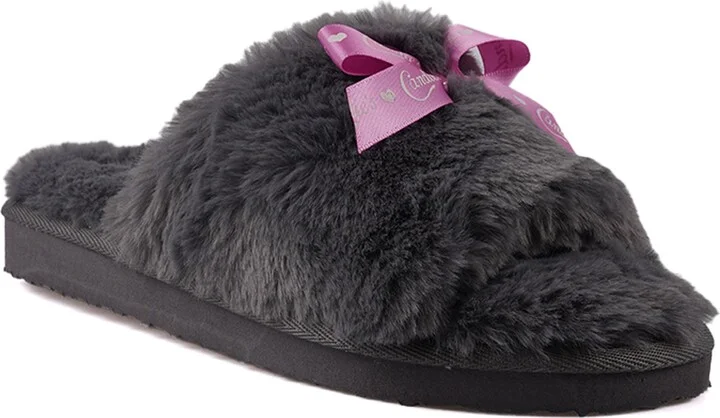 Zazas Faux Fur Slide Sandal