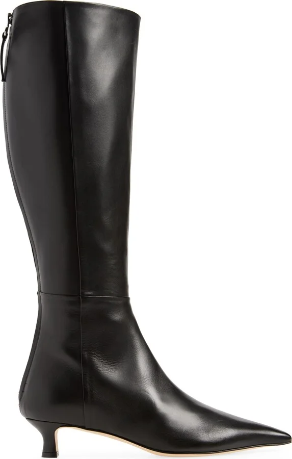 Zazie Kitten Heel Tall Boot - Image 3