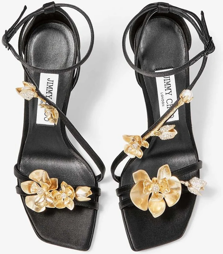 Zea 95 Flower-Embellished Sandals - Image 2