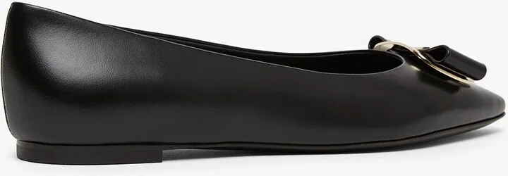 Zea black leather ballerinas - Image 3