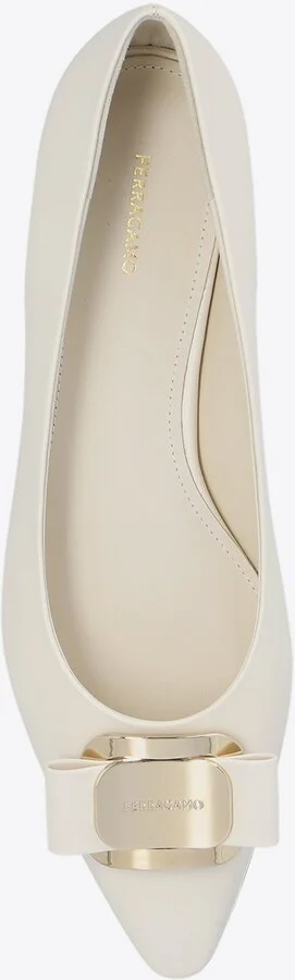 Zea Vara Bow Ballet Flats in Nappa Leather - Image 3