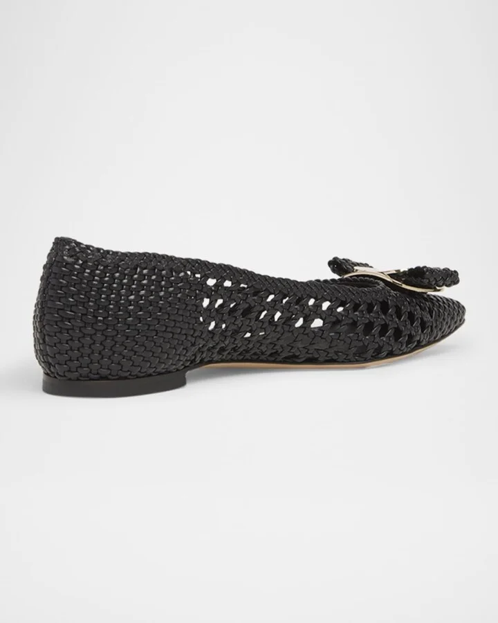 Zea Woven Buckle Ballerina Flats - Image 2