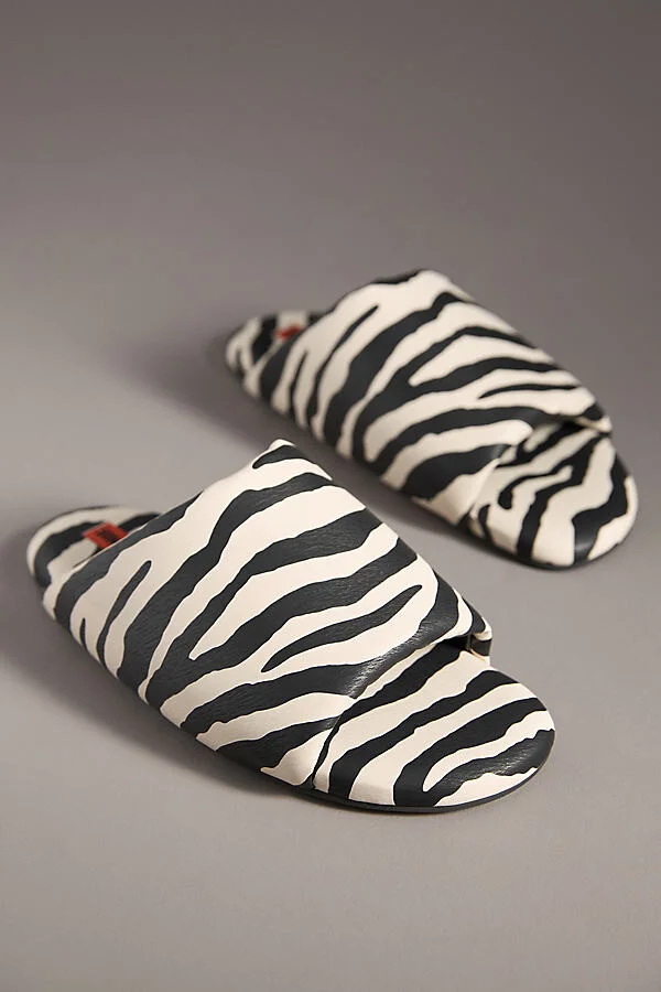 Zebra Bubble Slide Sandals - Image 2