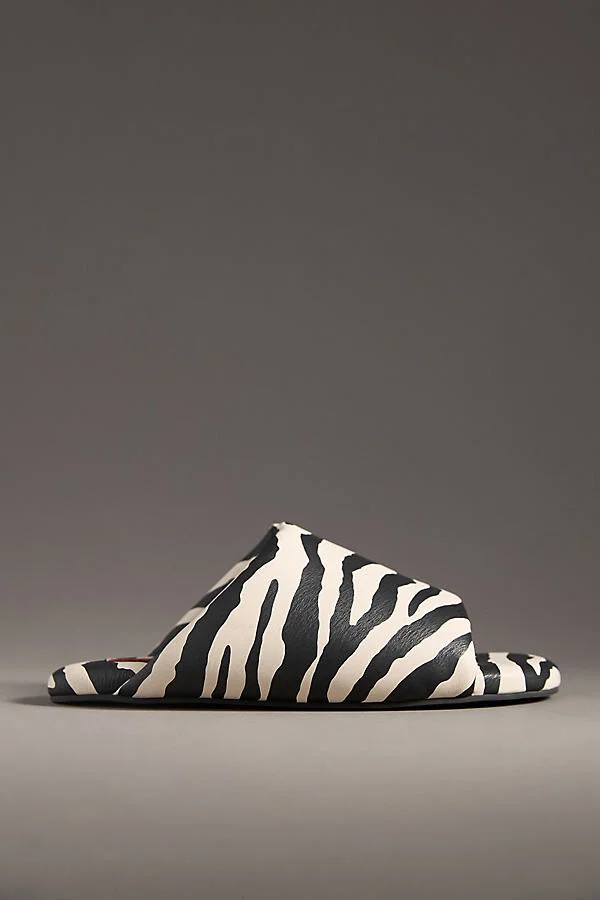 Zebra Bubble Slide Sandals
