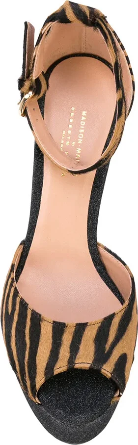 Zebra Platform Sandals - Image 4