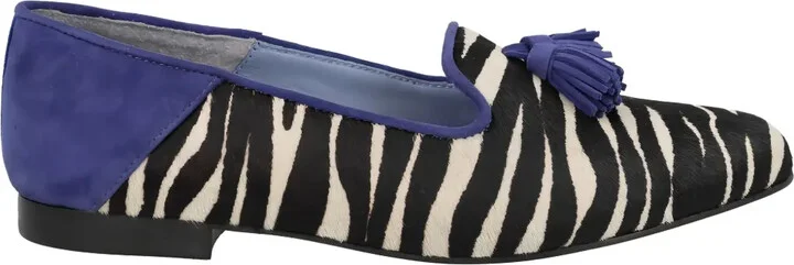 Zebra-Print Loafers