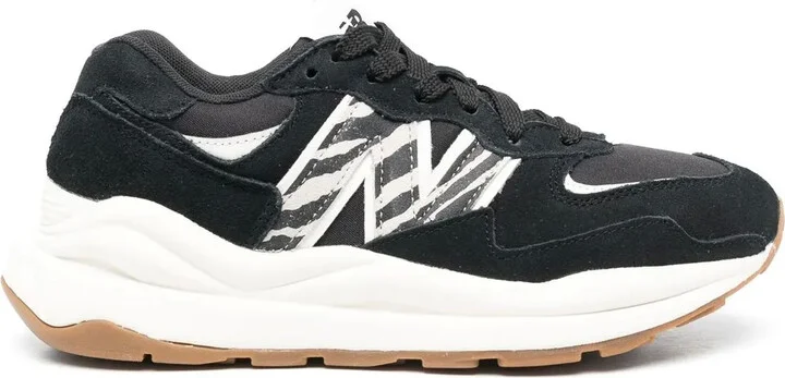 Zebra-Print Low-Top Sneakers