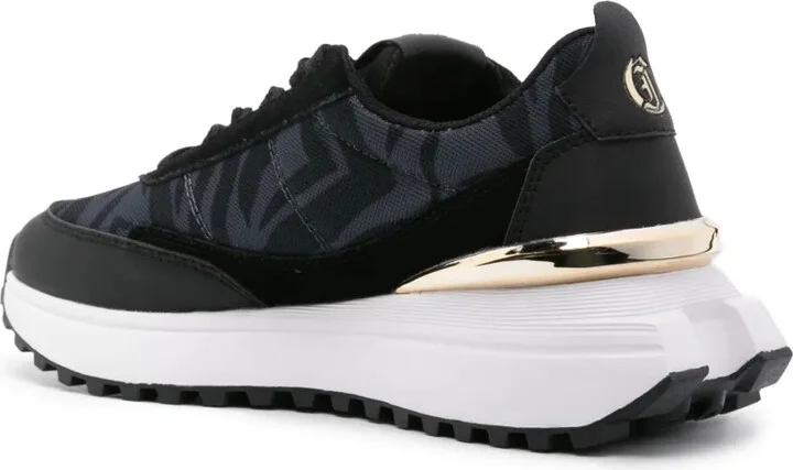 Zebra-Print Panelled Sneakers - Image 3