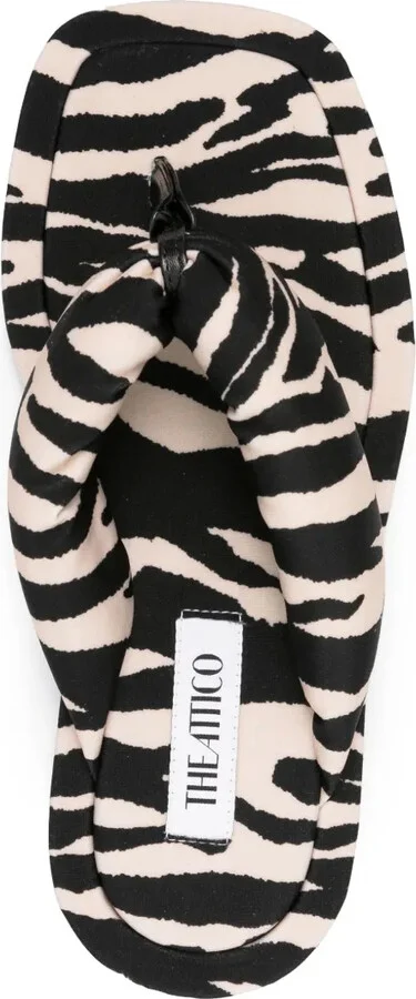 Zebra-Print Square Slides - Image 4