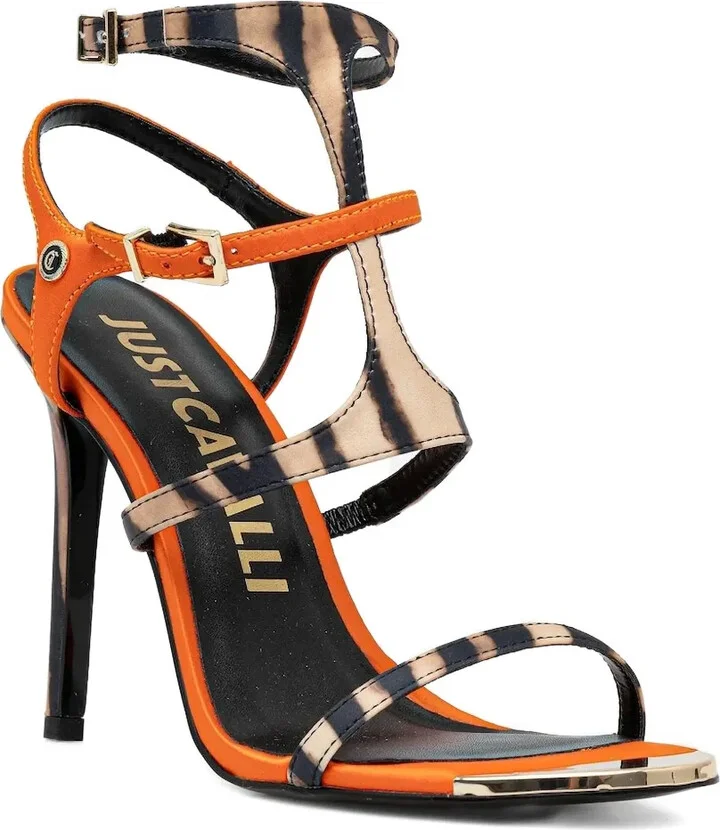 Zebra-Print Stiletto Sandals - Image 2