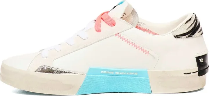 Zebra-Tab Lace-Up Sneakers - Image 3