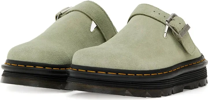 ZebZag buckle-fastening platform flat mules - Image 2