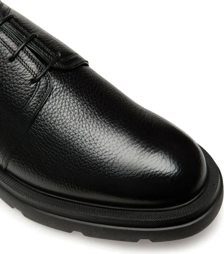 Zed grained-texture derby shoes - Image 4