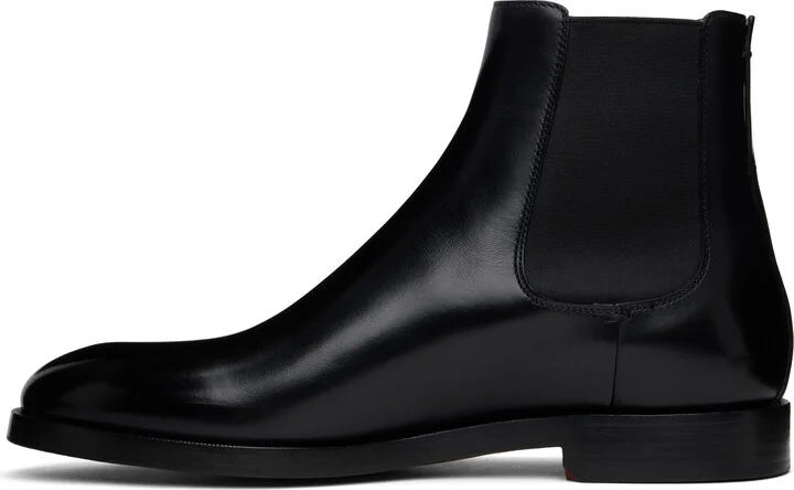 ZEGNA Black Torino Chelsea Boots - Image 3