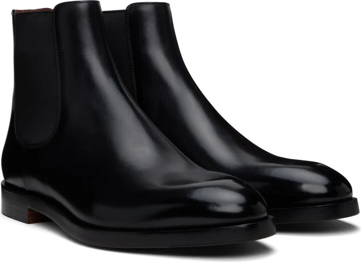 ZEGNA Black Torino Chelsea Boots - Image 4