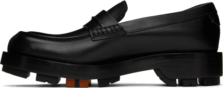 ZEGNA Black Udine Loafers - Image 3