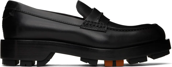 ZEGNA Black Udine Loafers
