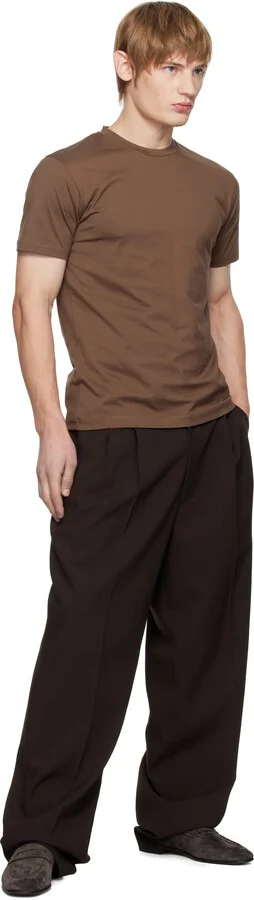 ZEGNA Brown Suede L'Asola Loafers - Image 5