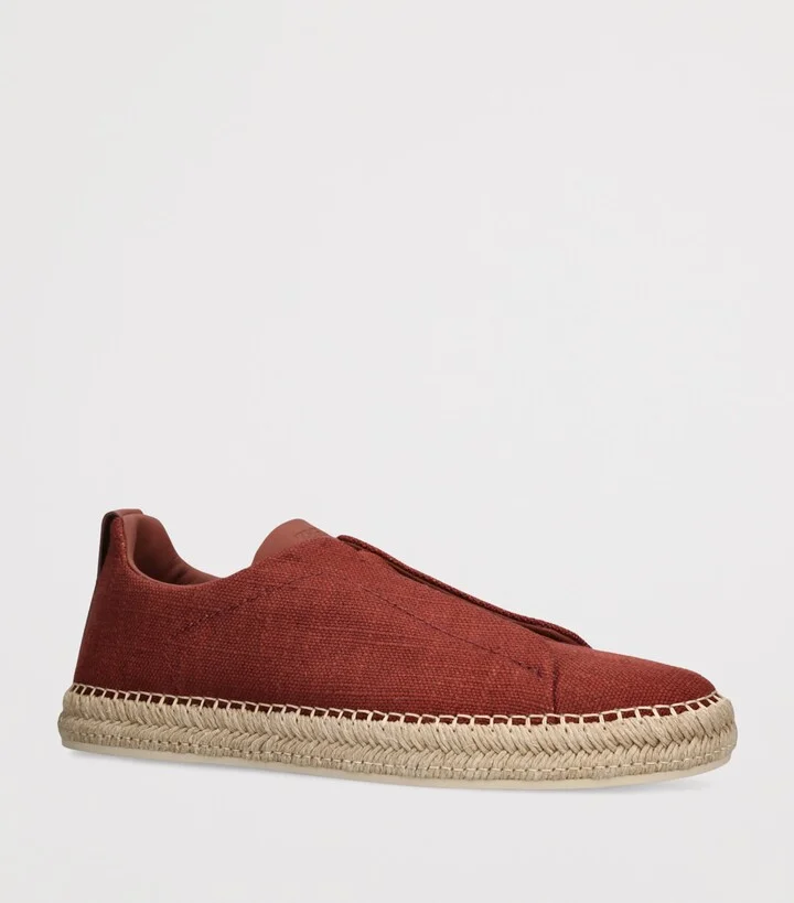 Zegna Canvas Triple Stitch Espadrilles - Image 3