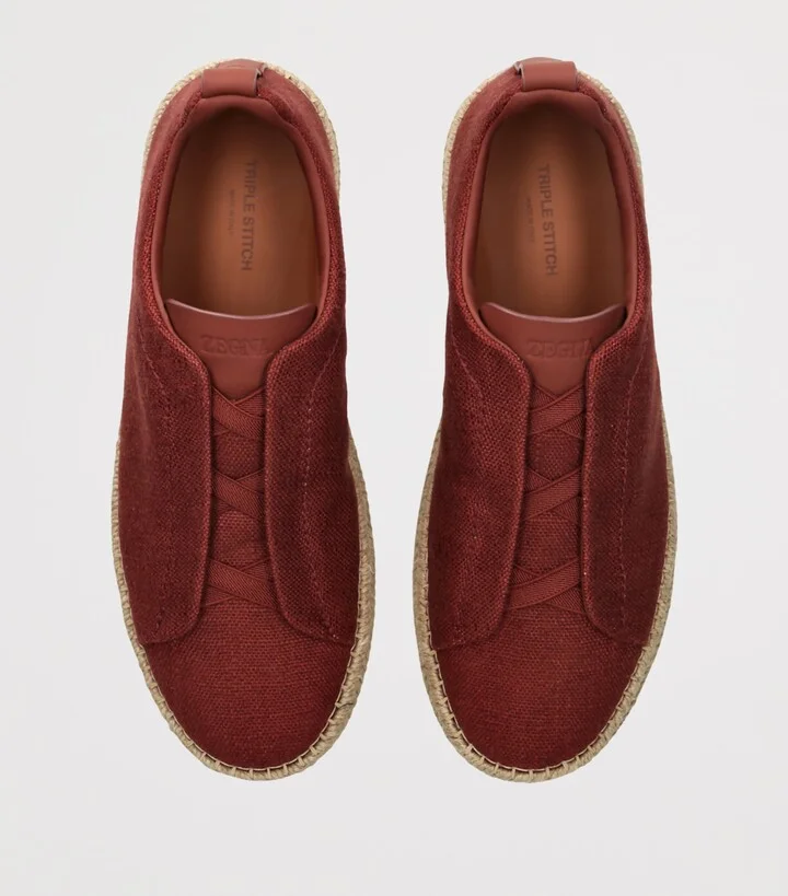 Zegna Canvas Triple Stitch Espadrilles - Image 4