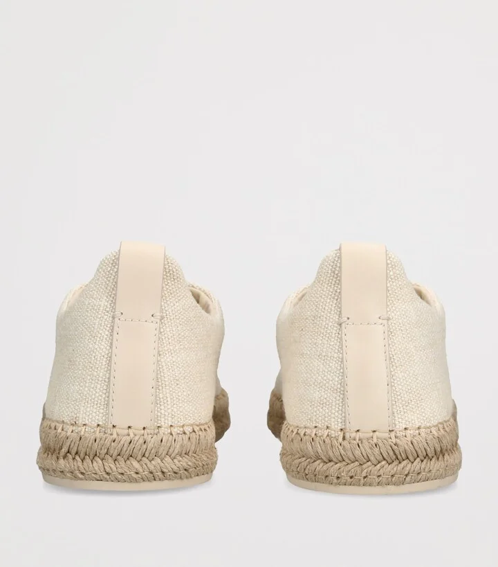Zegna Canvas Triple Stitch Espadrilles - Image 2