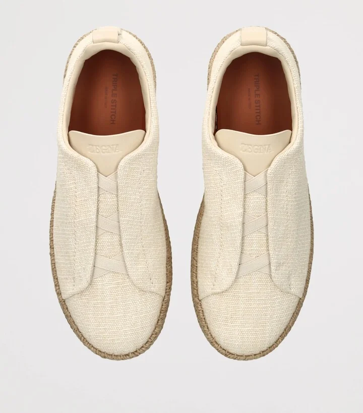 Zegna Canvas Triple Stitch Espadrilles - Image 4