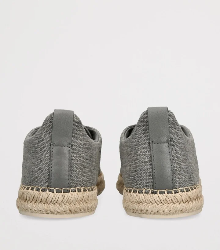 Zegna Canvas Triple Stitch Espadrilles - Image 2