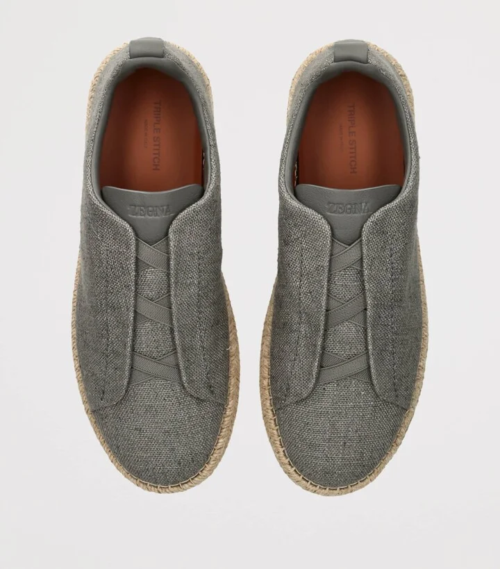 Zegna Canvas Triple Stitch Espadrilles - Image 4