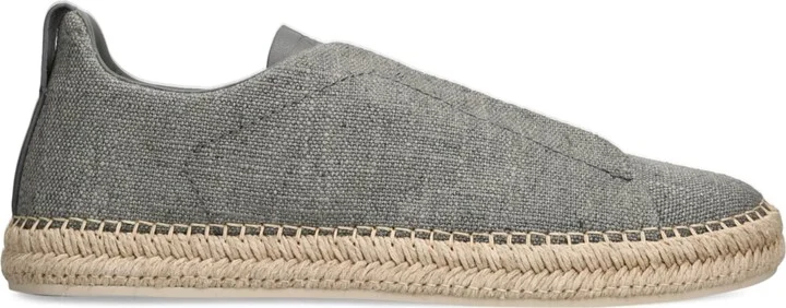 Zegna Canvas Triple Stitch Espadrilles