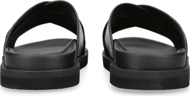 Zegna Crocodile Leather Panarea Slides - Image 2