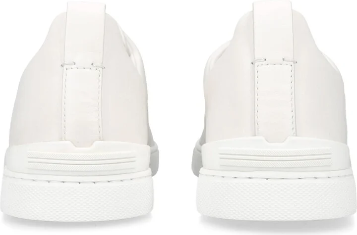 Zegna Crocodile Leather Triple Stitch Sneakers - Image 2