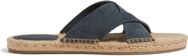 Zegna Crossover Open-Toe Espadrille Sandals