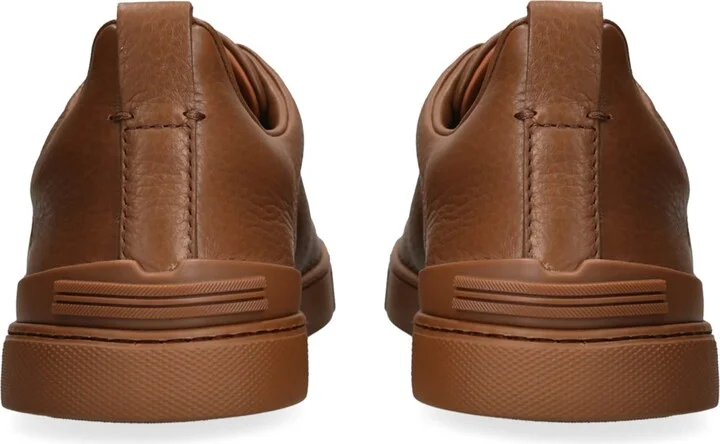 Zegna Deerskin Triple Stitch Sneakers - Image 2