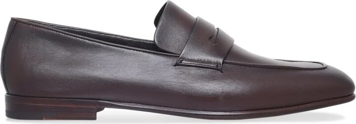 Zegna Leather Asola Penny Loafers - Image 3