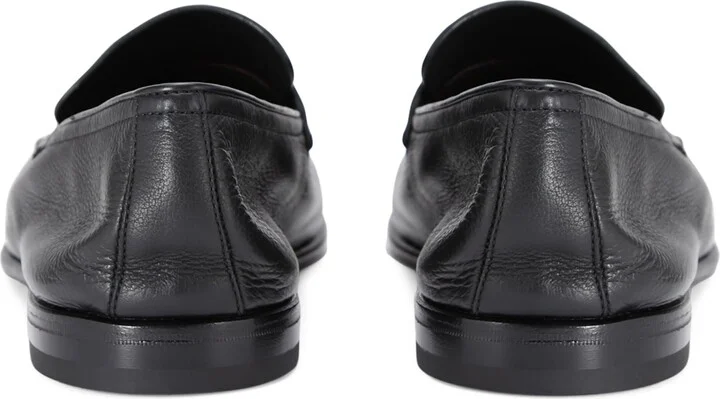 Zegna Leather-Cashmere L'Asola Secondskin Loafers - Image 2