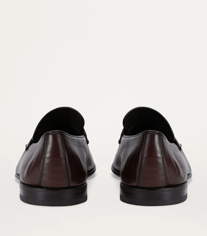 Zegna Leather L'Asola Loafers - Image 2